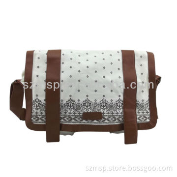 Fashion canvas messenger bag for girls